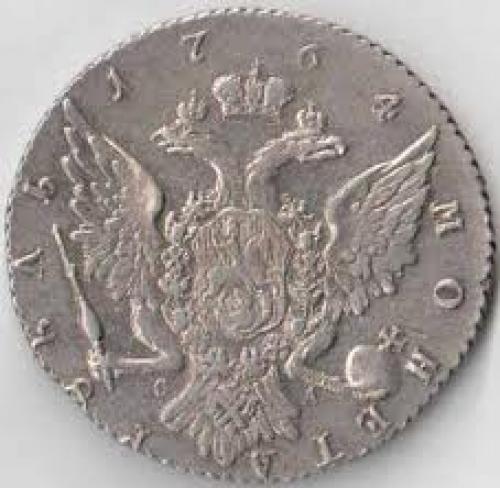 Coins; Coin RUSSIA 1 rouble 1764 Catherine II (1762-1796)