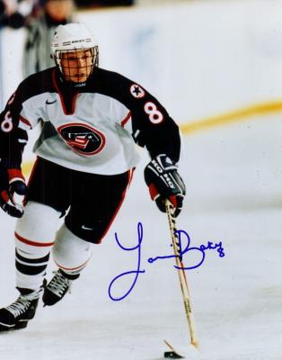 Laurie Baker autographed 1998 USA Hockey 8x10 photo