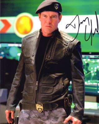 Dennis Quaid autographed 8x10 G.I. Joe Rise of Cobra photo