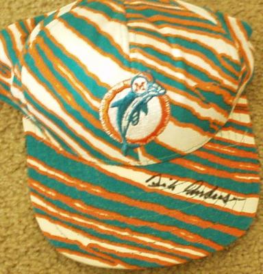 Dick Anderson autographed Miami Dolphins cap