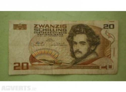 Austria-20 shillings 1985