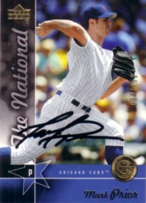 Mark Prior autographed Chicago Cubs 2005 Upper Deck National Convention card