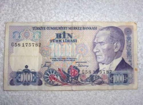 Turkey 1000 Turkish liras