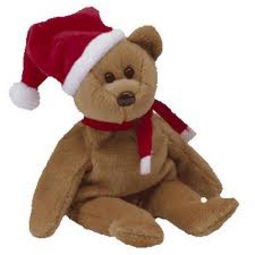 Ty Beanie Baby 1997 Holiday Teddy Toy