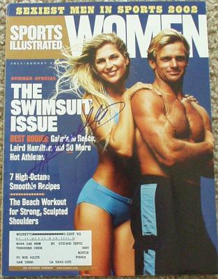 Gabrielle Reece (beach volleyball) autographed Sports Illustrated for Women magazine cover