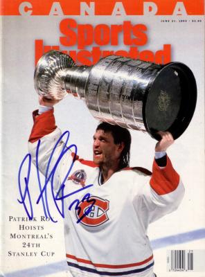 Patrick Roy autographed Montreal Canadiens 1993 Stanley Cup Champions Sports Illustrated