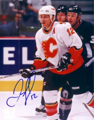 Jarome Iginla autographed Calgary Flames 8x10 photo