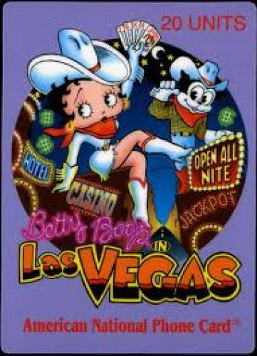 Las Vegas Phone Card; Betty Boop