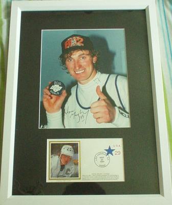 Wayne Gretzky autographed Goal 802 Los Angeles Kings 8x10 photo framed with cachet