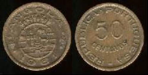 50 centavos; Year: 1953-1961; (km 75)