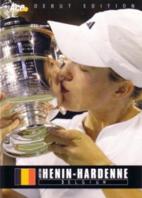 Justine Henin-Hardenne 2005 Ace Authentic Rookie Card