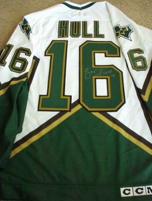 Brett Hull autographed Dallas Stars CCM semi authentic jersey
