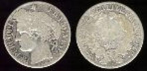 1 franc; Year: 1871-1895; (km 822)