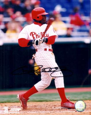 Jimmy Rollins autographed 8x10 Philadelphia Phillies photo