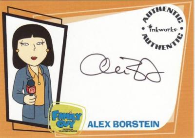 Alex Borstein certified autograph Family Guy card