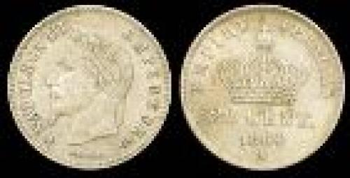 20 centimes; Year: 1864-1866; (km 805)