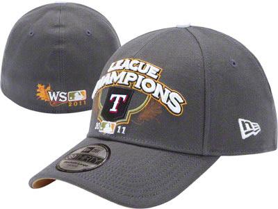 Texas Rangers 2011 American League Champions official locker room cap or hat