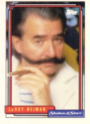 LeRoy Neiman 1992 Topps Stadium of Stars card