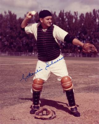 Charlie Silvera autographed 8x10 New York Yankees photo