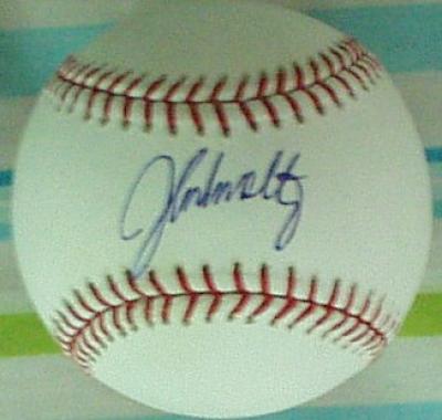 John Smoltz autographed MLB baseball