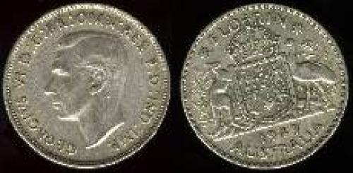 1 florin; Year: 1946-1947; (km 40a); .500 silver