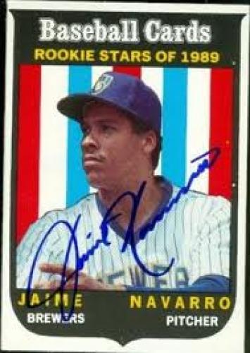 Baseball Card; Rookie of the Year 1989; Brewer; Jaime Navarro