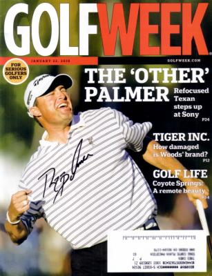 Ryan Palmer autographed 2010 Golf Week magazine