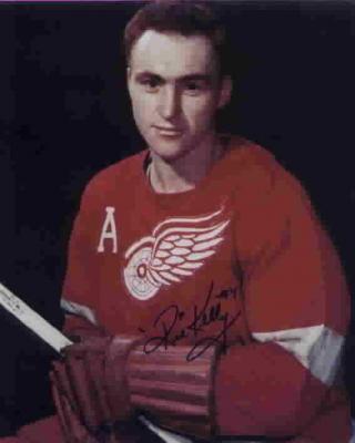 Red Kelly autographed 8x10 Detroit Red Wings photo