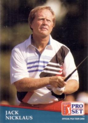 Jack Nicklaus 1991 Pro Set golf card