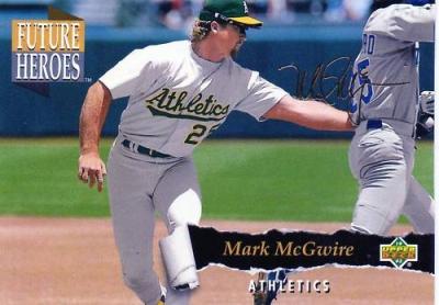 Mark McGwire 1993 Upper Deck Future Heroes insert card