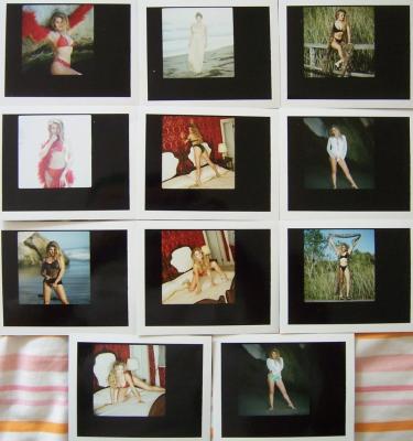 Marliece Andrada 1998 swimsuit calendar Polaroid test photo set (11)