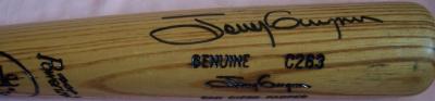 Tony Gwynn autographed San Diego Padres game used Louisville Slugger C263 bat