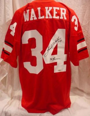 Herschel Walker autographed Georgia authentic jersey inscribed 82 Heisman